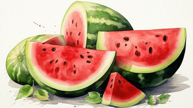 Outline:2pzq33hyh2k= Watermelon Clipart