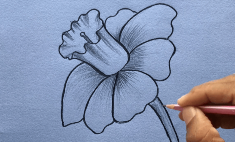 Simple:3vz4qc7cf5i= How to Draw a Flower